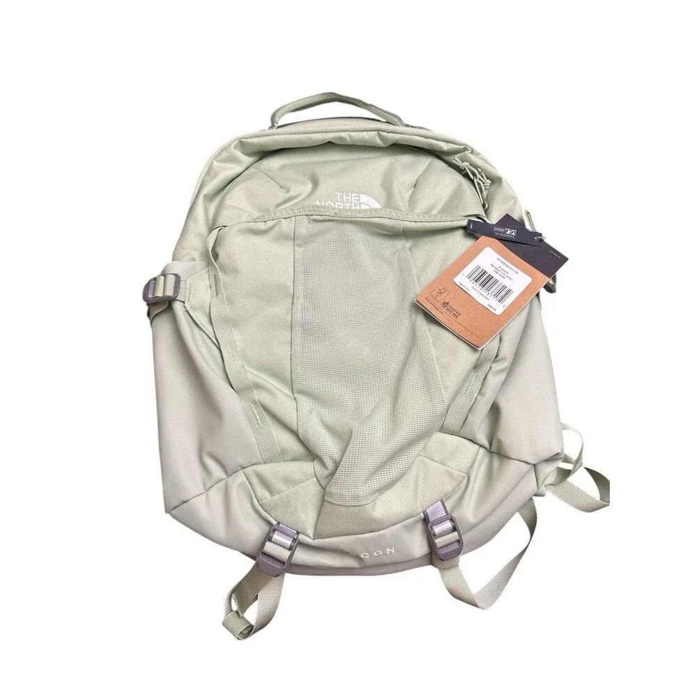 The North Face Womens Recon Laptop Backpack Misty Sage Dark Heather/Meld Grey